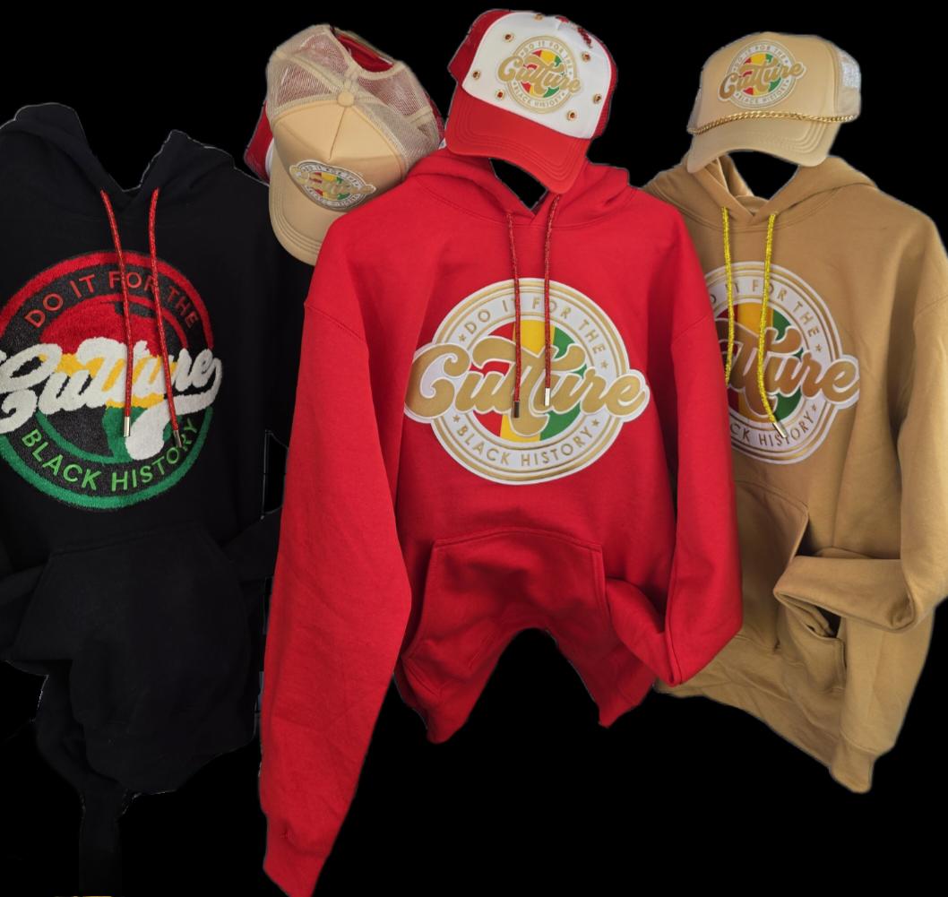 Do It for the Culture Hoodie — Black History Edition, Bling Detail
