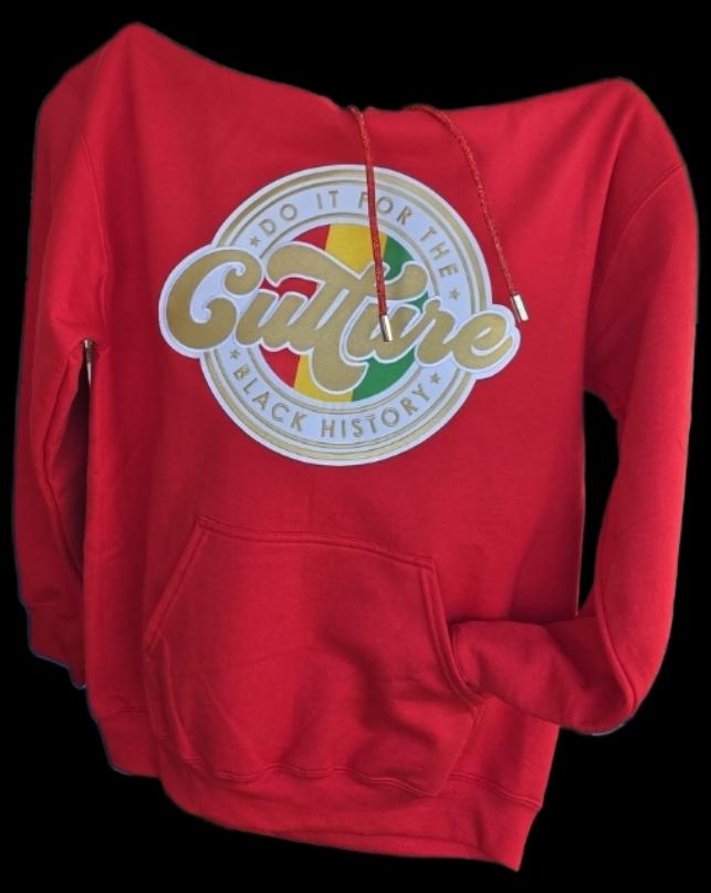 Do It for the Culture Hoodie — Black History Edition, Bling Detail