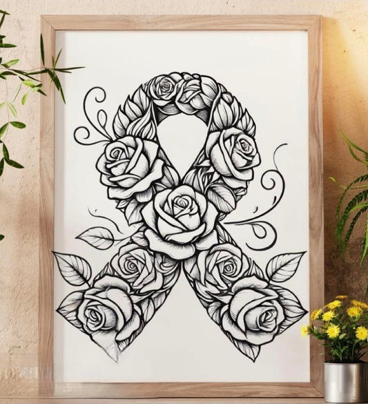 Flowers cancer sign