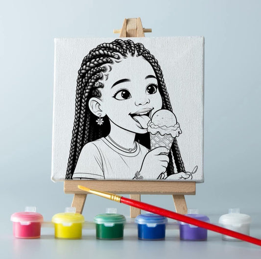 Young girl w/ice cream